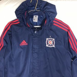 Adidas Chicago Fire Soccer Rain Jacket